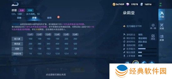 王者荣耀朵莉亚技能介绍