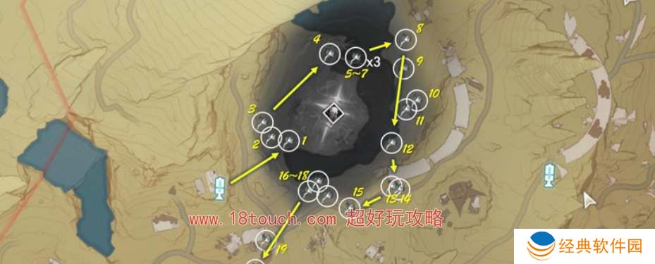 鸣潮手游地涌莲采集路线图分享