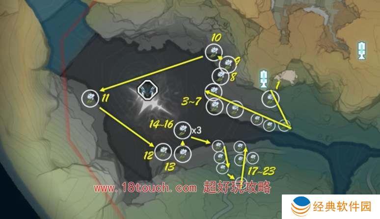 鸣潮手游傲寒钟采集分布路线一览