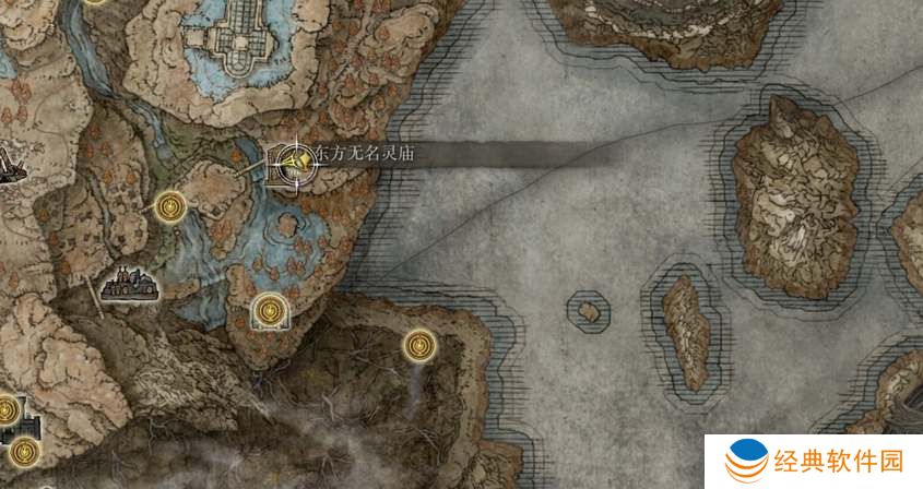 艾尔登法环dlc四个无名灵庙位置一览
