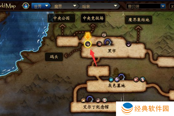 dnf赛贝琳位置分享