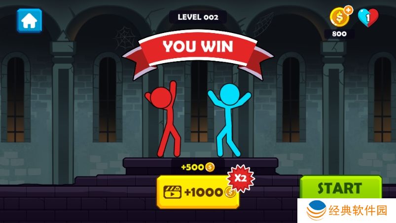 红蓝火柴人手游免费下载 红蓝火柴人手游免费下载